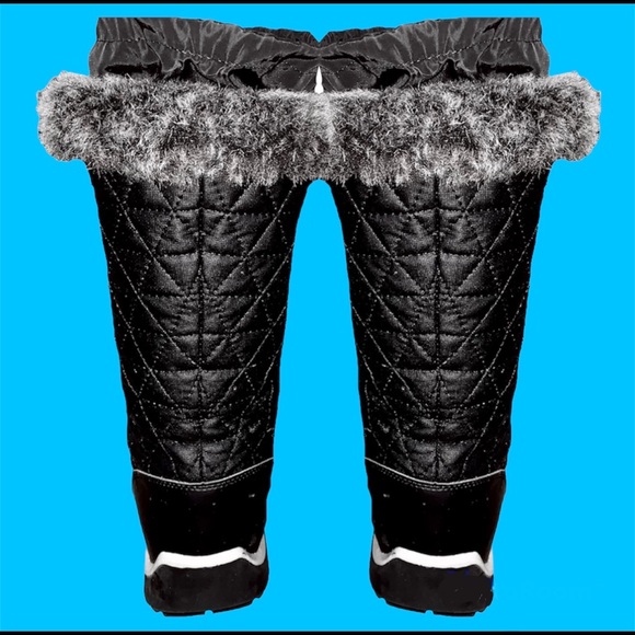 NWT Lands End Snow boots Waterproof Winter Boots Fur Lining Women Girl Warm Gift - Picture 8 of 8